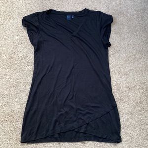 V neck tshirt dress